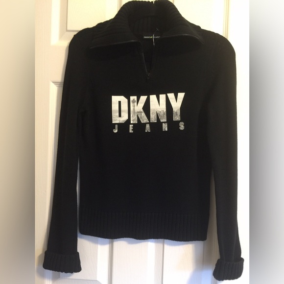 DKNY Black Womens Sweater Pullover size Small - Picture 1 of 5
